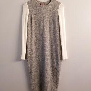 IMPERIAL italian wool sweater dress with pockets